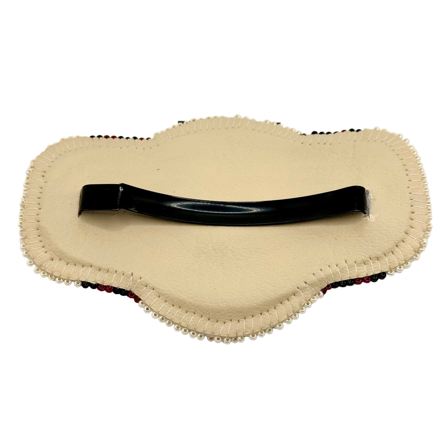 Handmade Beaded Basket Barrette