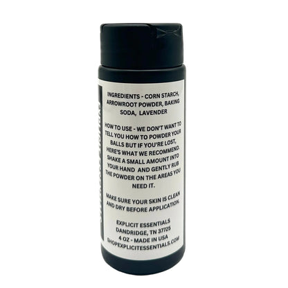 Bottle with black cap and white label on a white background