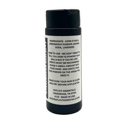 Bottle with black cap and white label on a white background