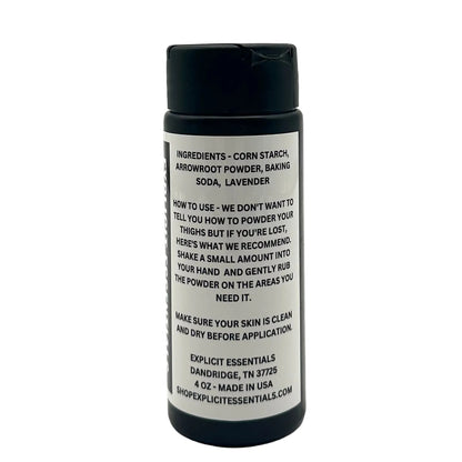 Back label of a product container with text on a white background