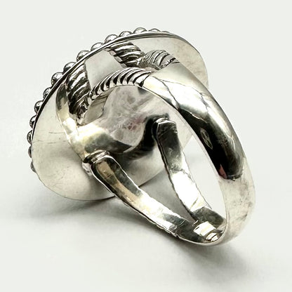 Black Oval Onyx Ring