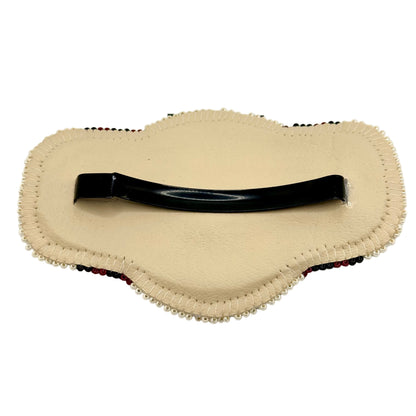 Handmade Beaded Basket Barrette