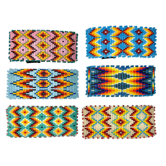 Handmade 11º Beaded Barrette