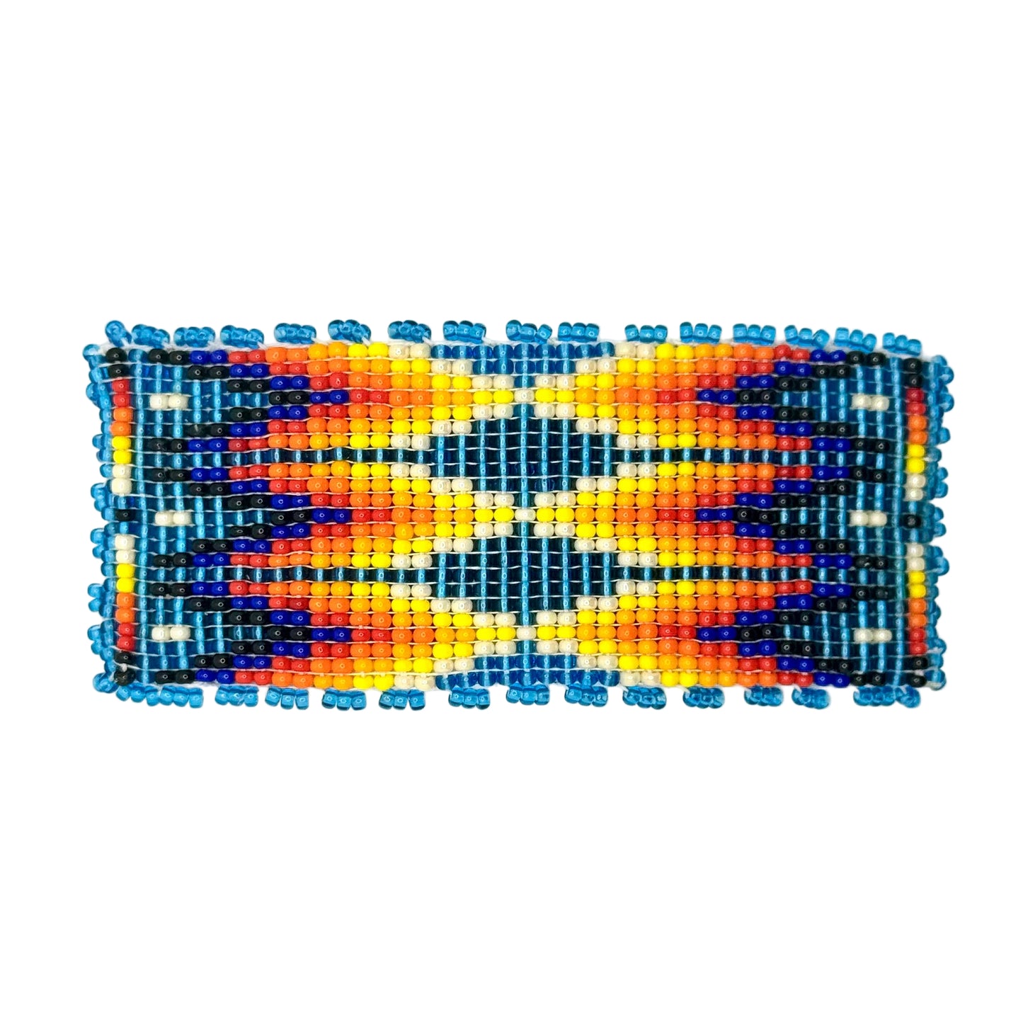 Handmade 11º Beaded Barrette