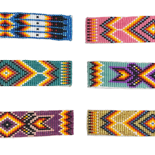 Handmade Long Beaded Barrette