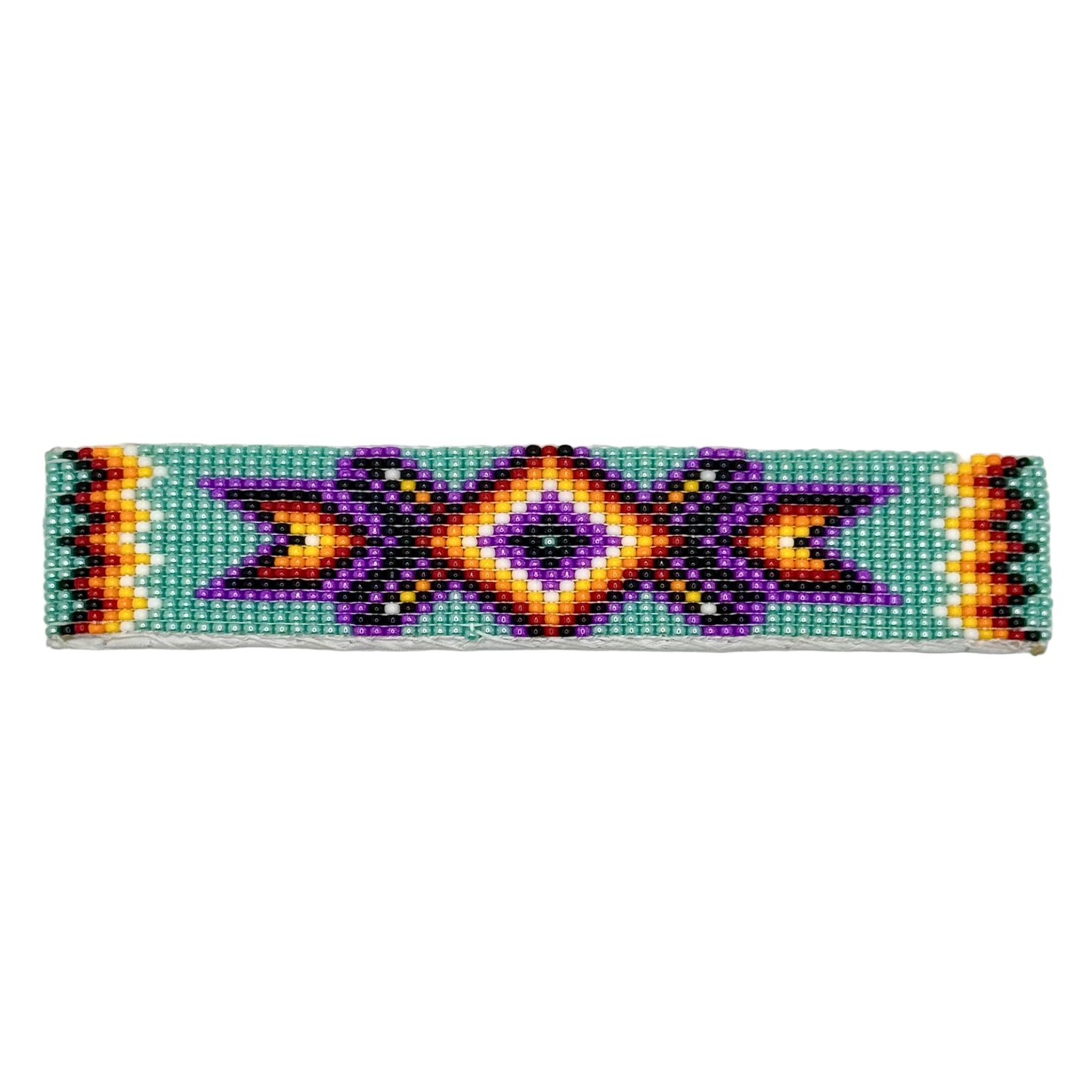 Handmade Long Beaded Barrette