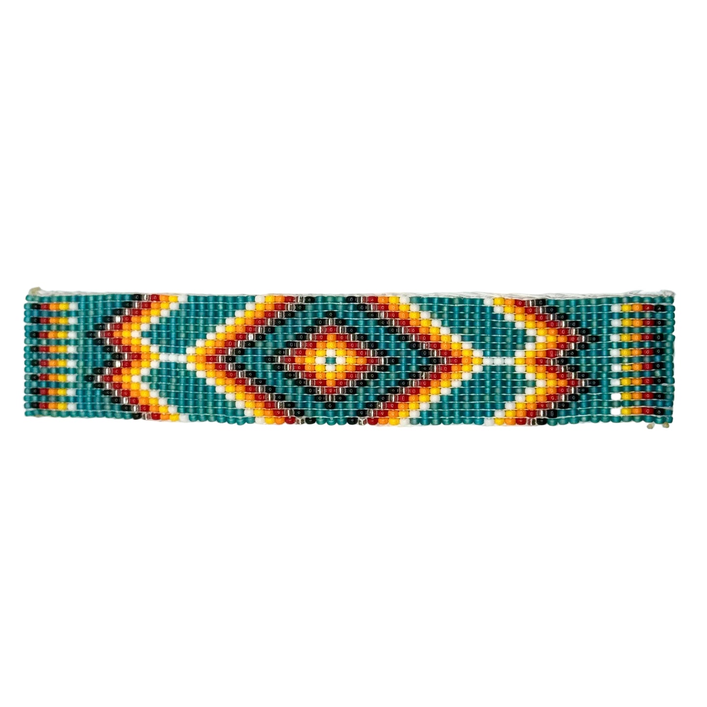 Handmade Long Beaded Barrette