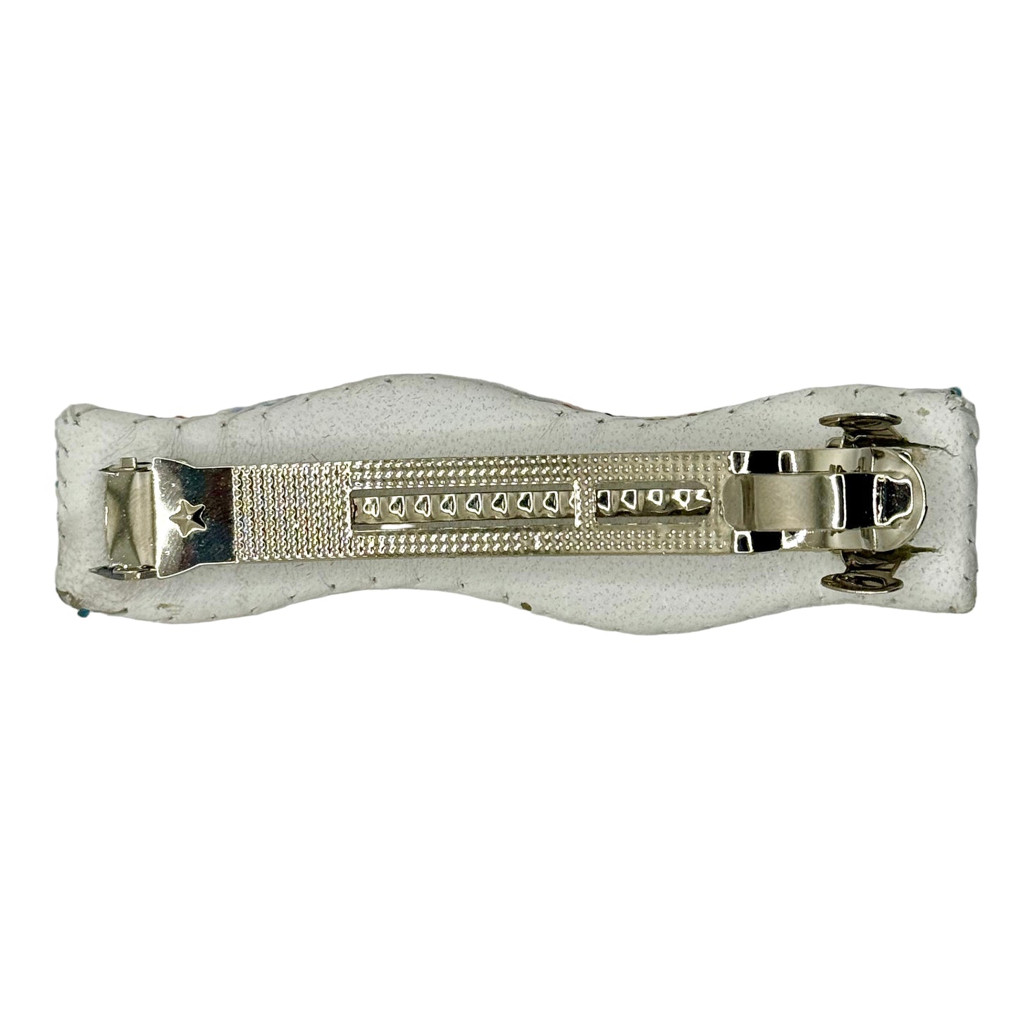 Handmade Wavy Beaded Barrette