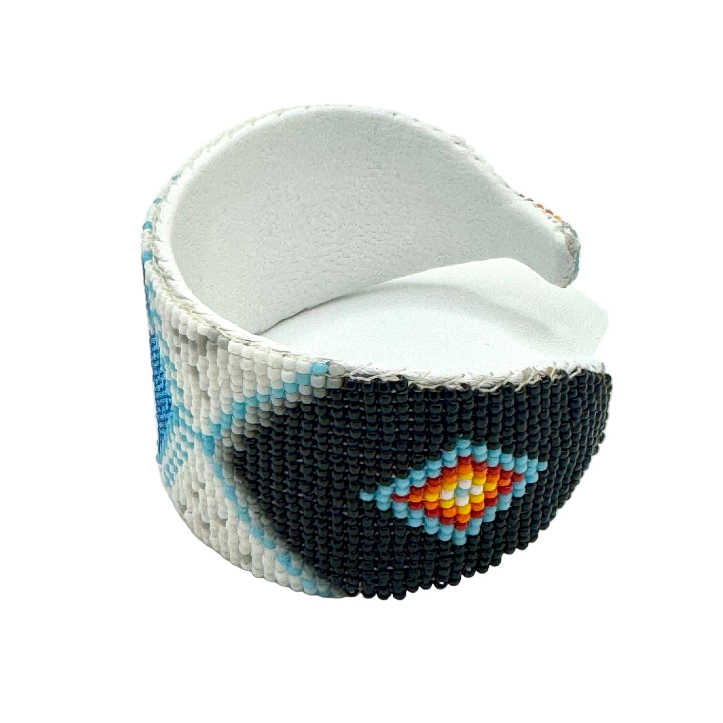 Handmade Hummingbird Beaded Cuff