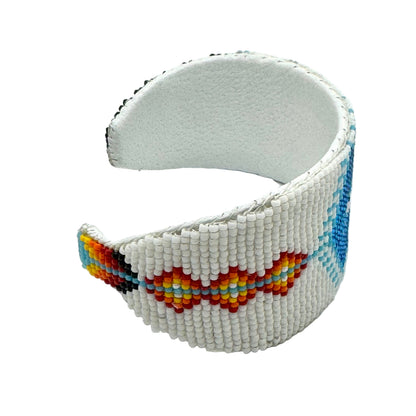 Handmade Hummingbird Beaded Cuff