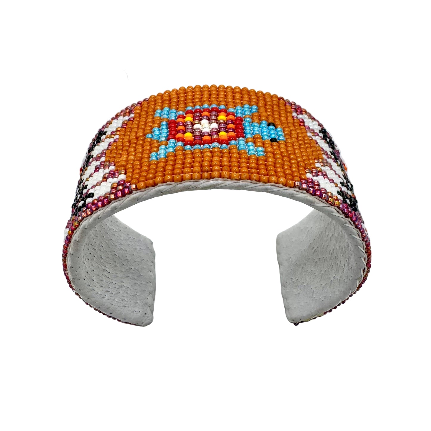 Handmade Beaded Turtle Cuff