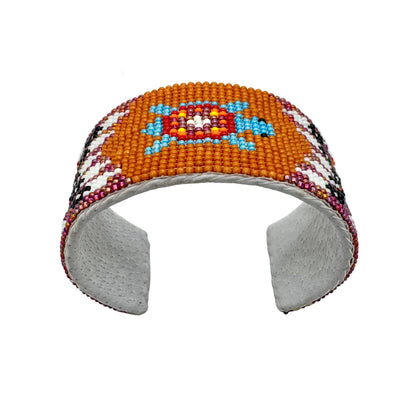Handmade Beaded Turtle Cuff