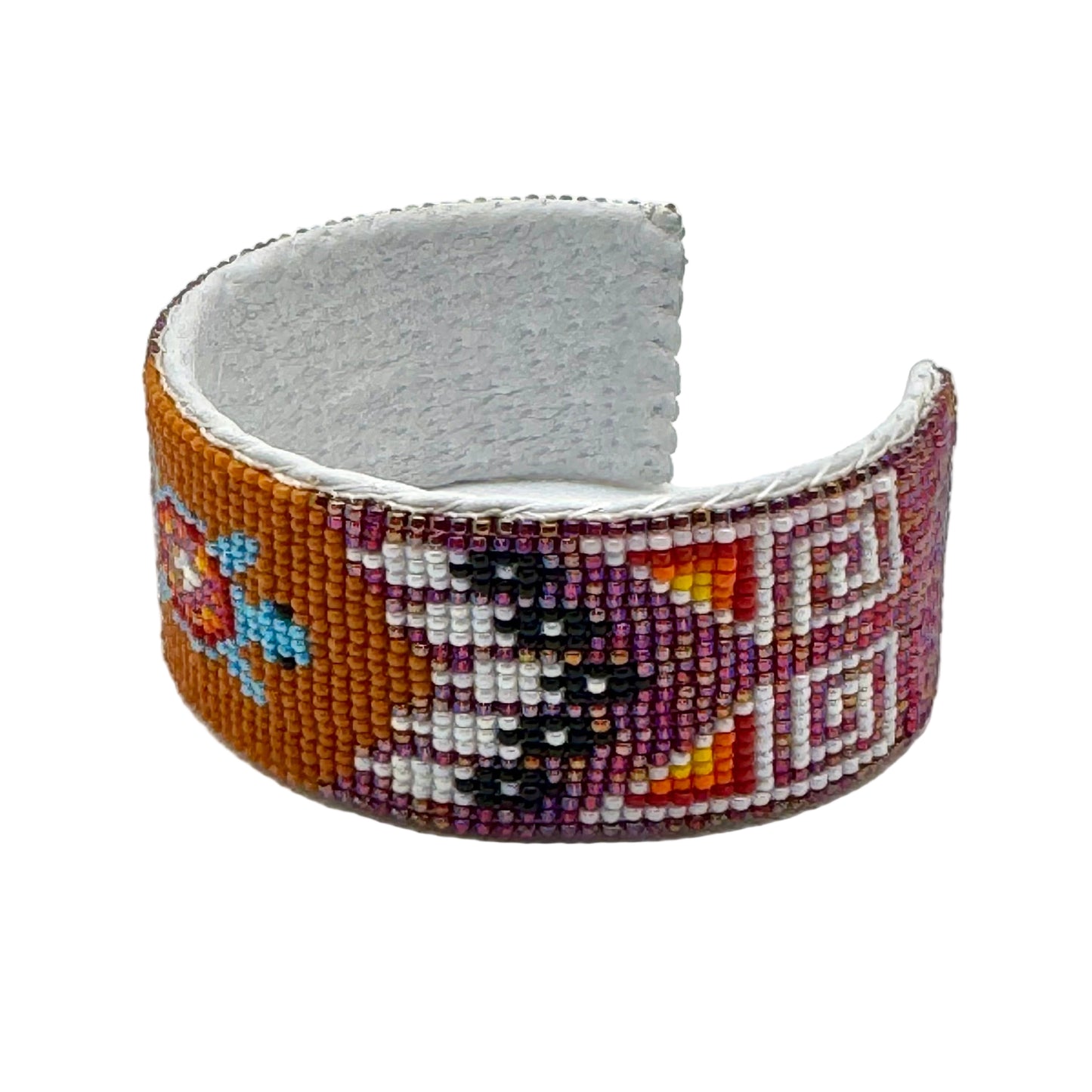 Handmade Beaded Turtle Cuff