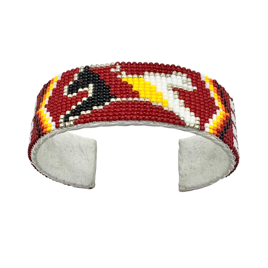 Handmade Beaded Horse Cuff
