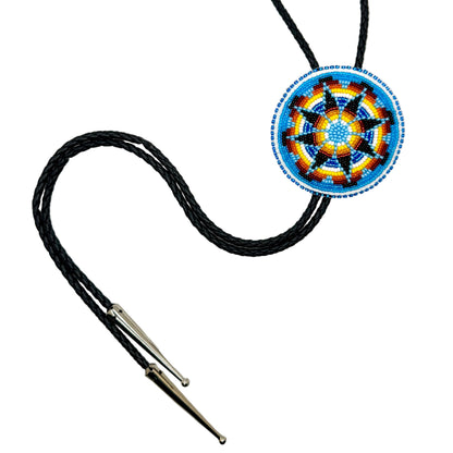 Beaded  Star Bolo Tie
