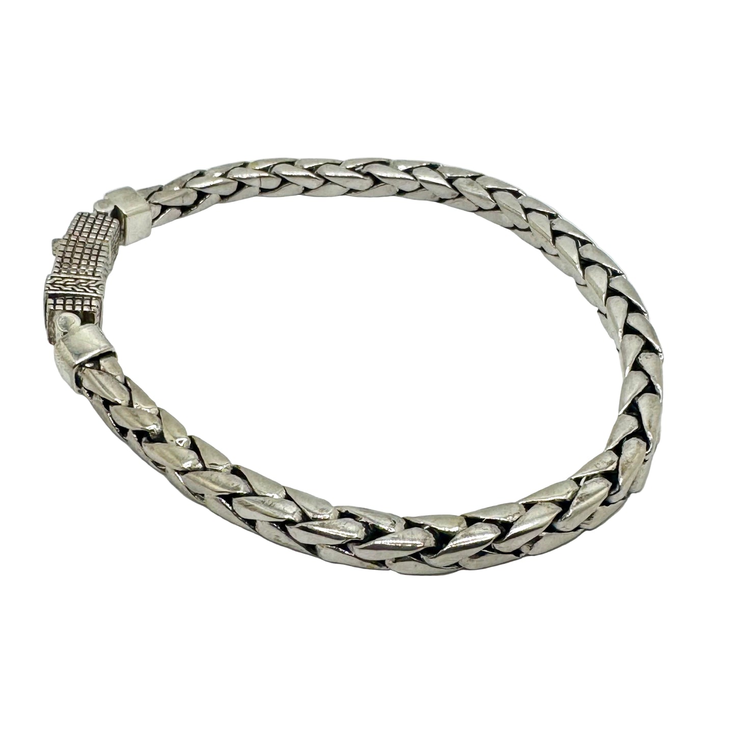 925 Silver Braided Bracelet