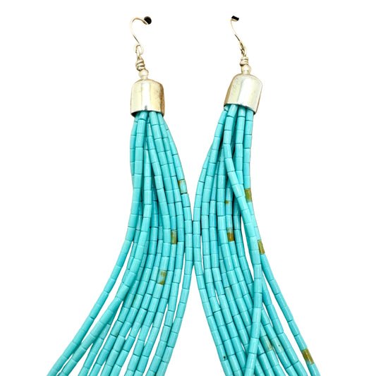 Turquoise Beaded Earrings