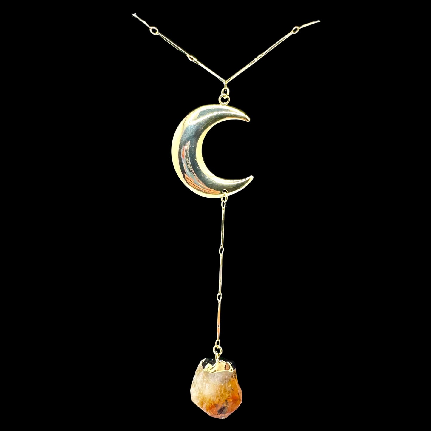Citrine Moon Necklace