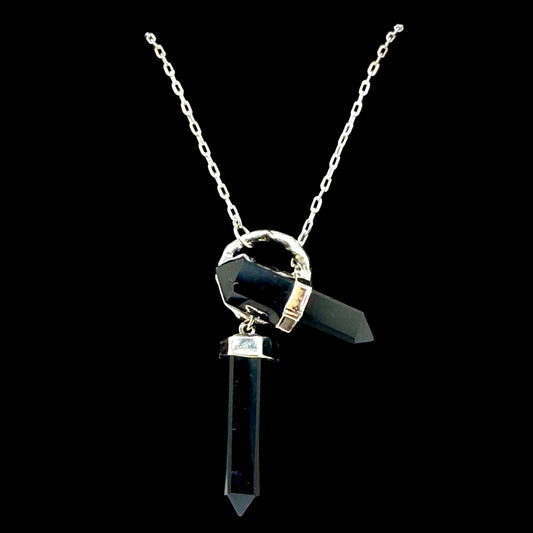 Black Onyx Y Necklace