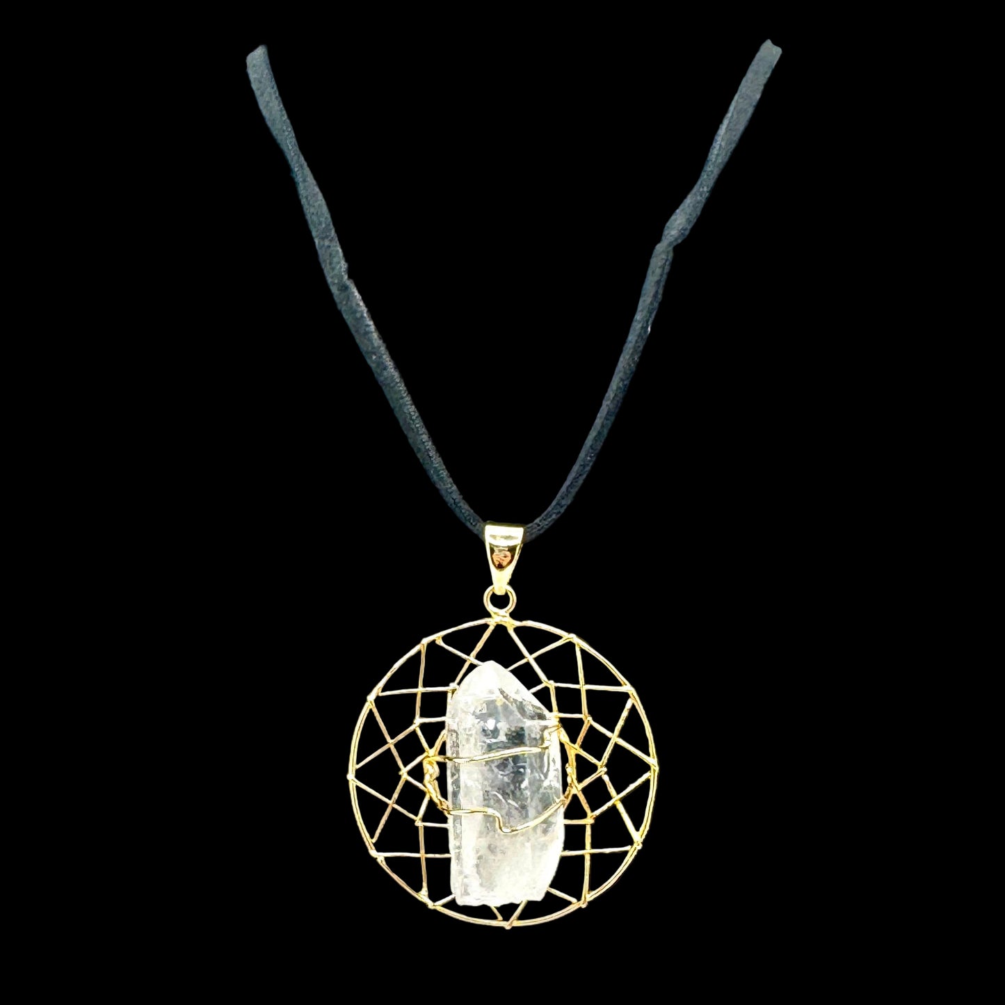 Quartz Dreamcatcher Necklace