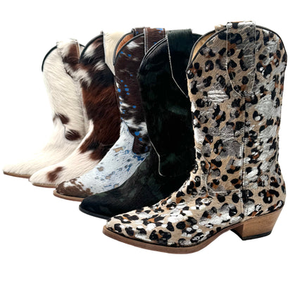 Charlie Leather Zara Cowgirl & Cowboy Boots