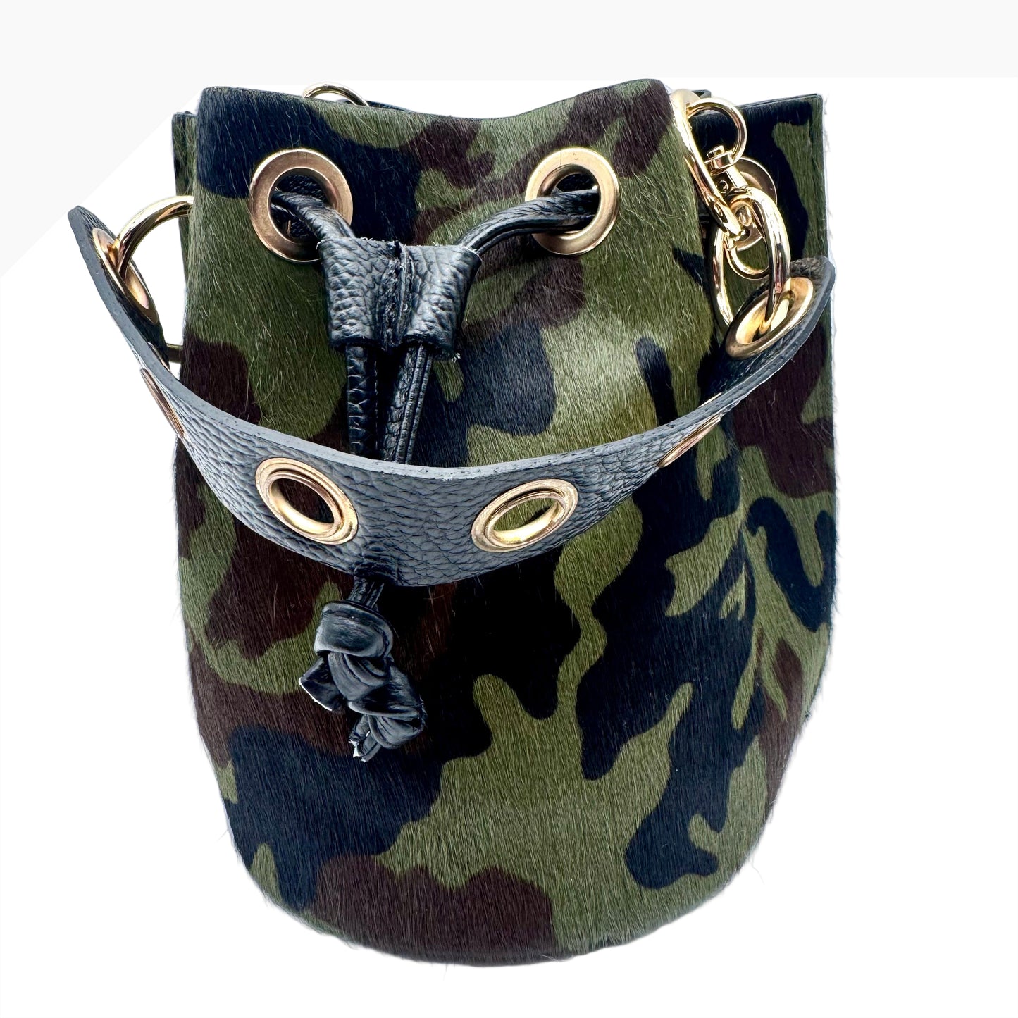 Charlie Leather Demi Bucket Bag
