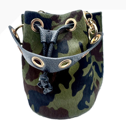 Charlie Leather Demi Bucket Bag
