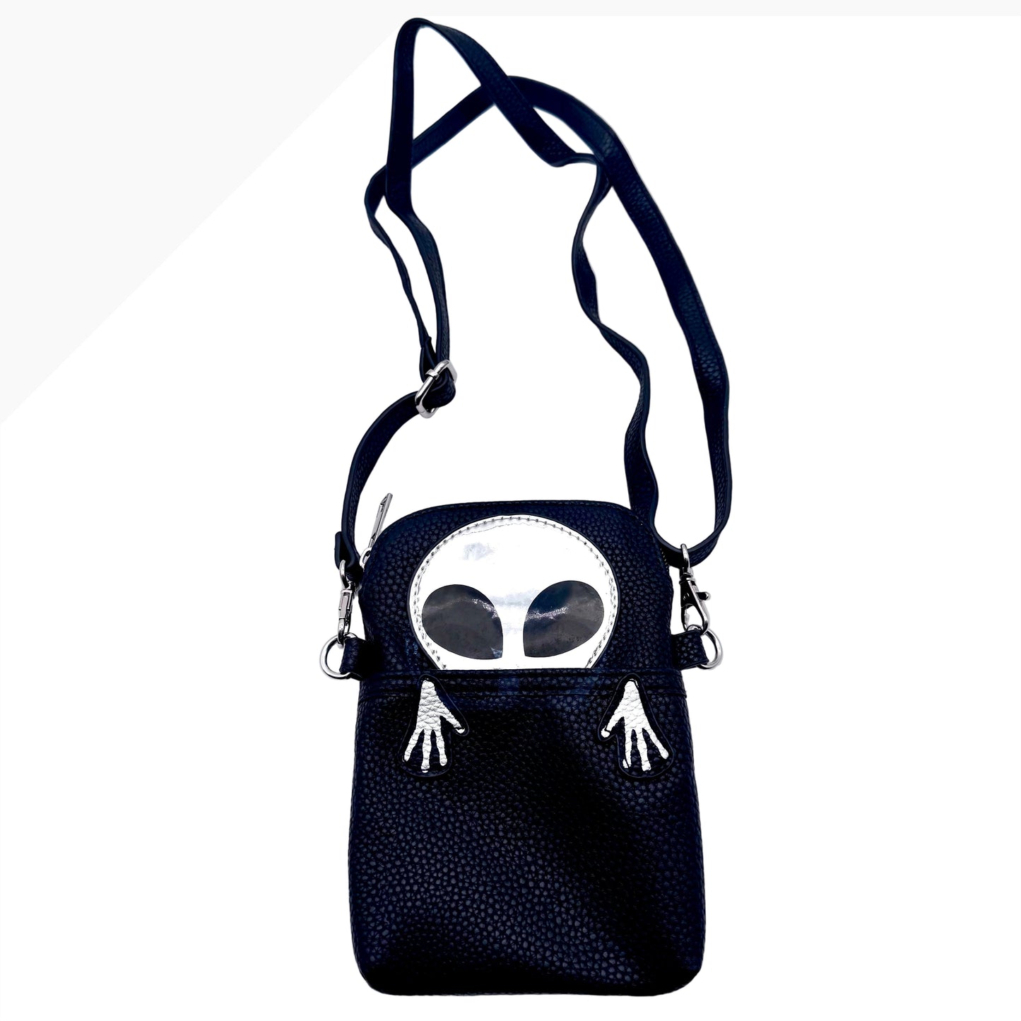 Peeking Alien Crossbody Bag