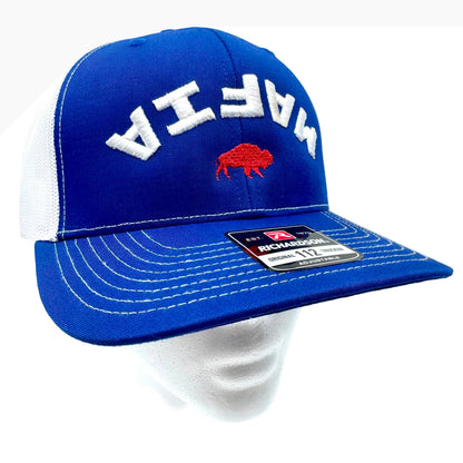 Embroidered Buffalo Bills 3D Inverted Trucker Hat